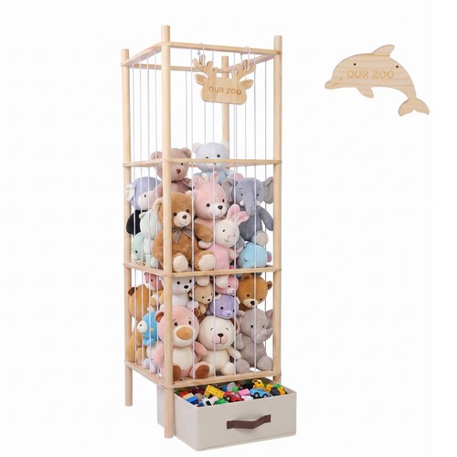 Wooden stuffed animal - wooden, zoo