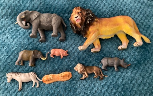 Bundle plastic zoo animals - bundle,