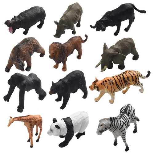 Lot pieces plastic - lot, zoo
