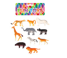 10 Assorted Mini Jungle Zoo
