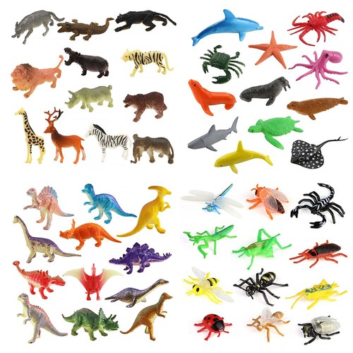48pcs figures sea zoo animal - 48pcs,