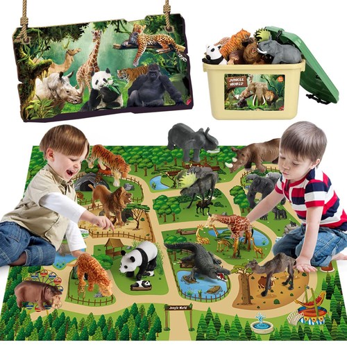 Mini tudou safari zoo animals - zoo,