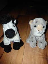 Bundle Of 2 Zoo Animals Soft