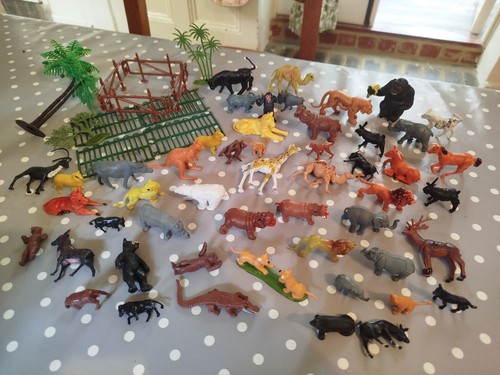 Vintage zoo animals and - x,